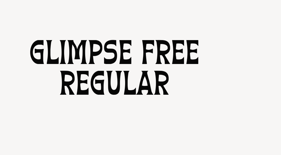 Glimpse Free Regular