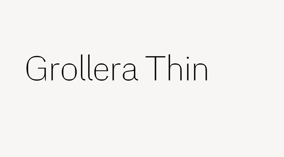 Grollera Thin