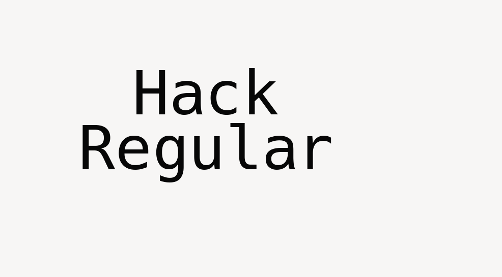 Hack Regular