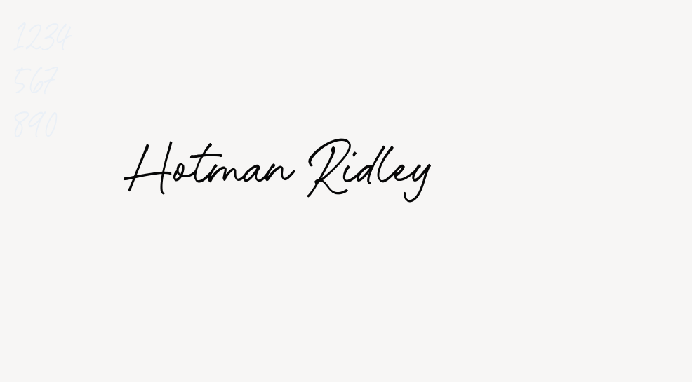 Hotman Ridley