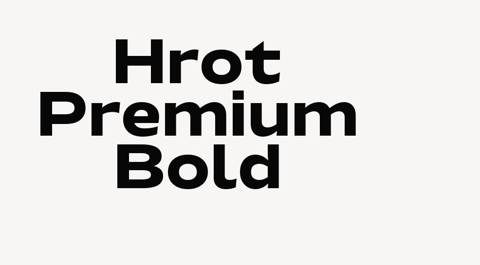 Hrot Premium Bold