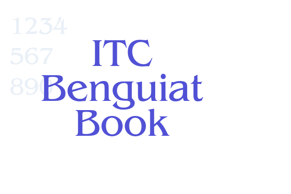 ITC Benguiat Book