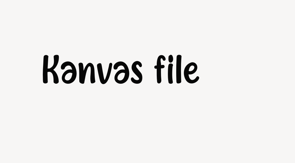 Kanvas file