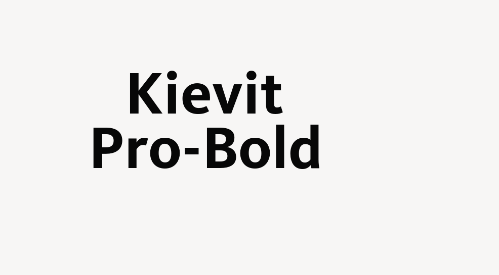 Kievit Pro-Bold