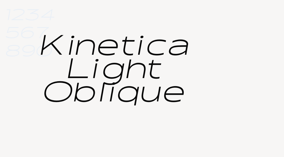 Kinetica Light Oblique