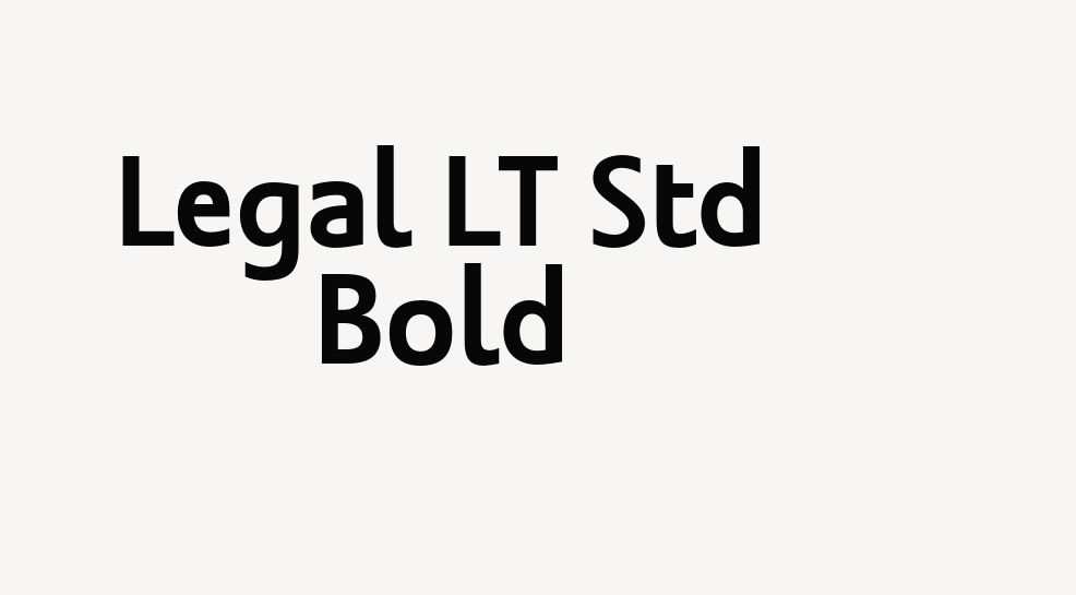 Legal LT Std Bold