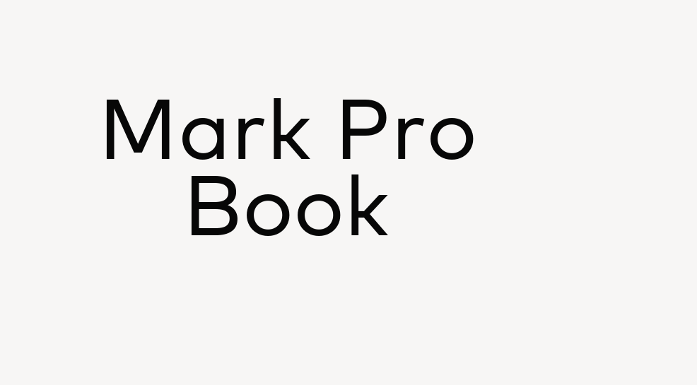 Mark Pro Book