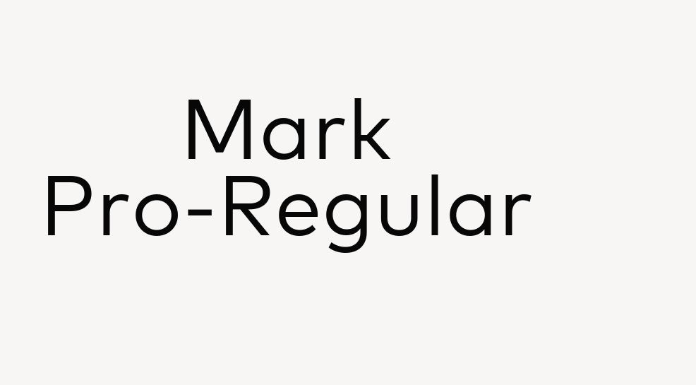 Mark Pro-Regular