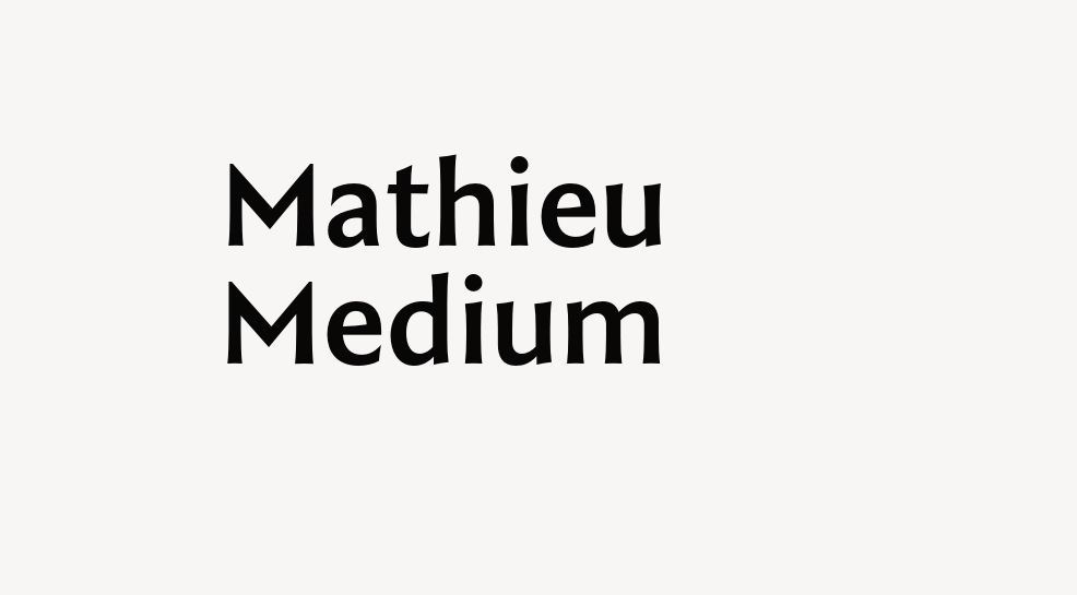 Mathieu Medium