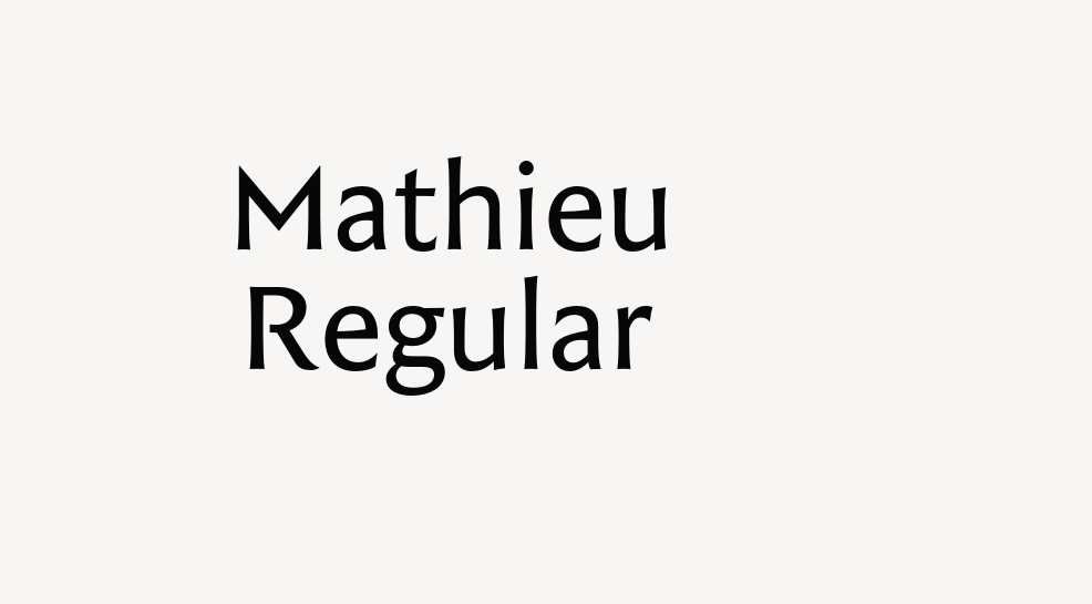 Mathieu Regular