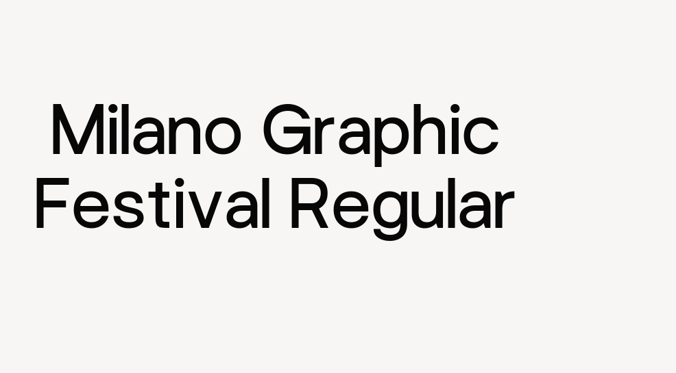 Milano Graphic Festival Regular