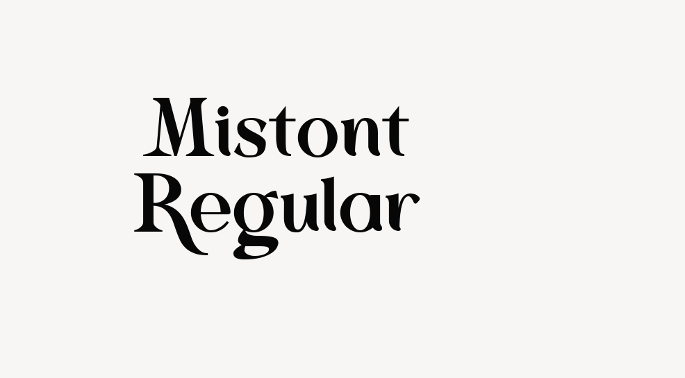 Mistont Regular