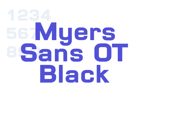 Myers Sans OT Black