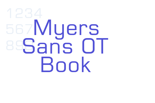 Myers Sans OT Book