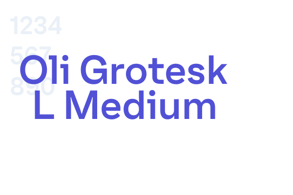 Oli Grotesk L Medium