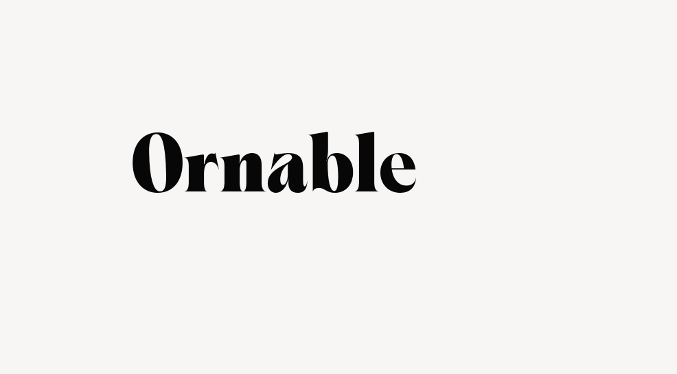 Ornable