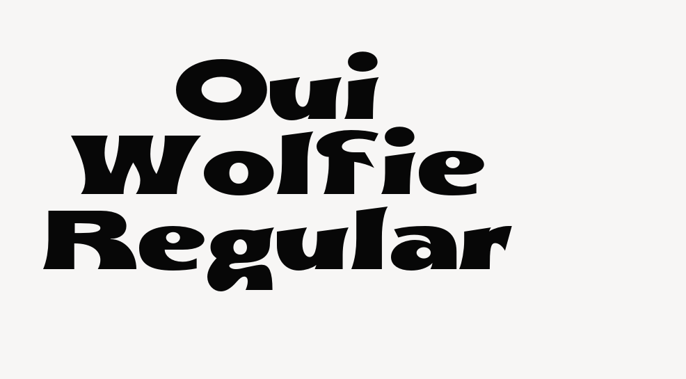 Oui Wolfie Regular