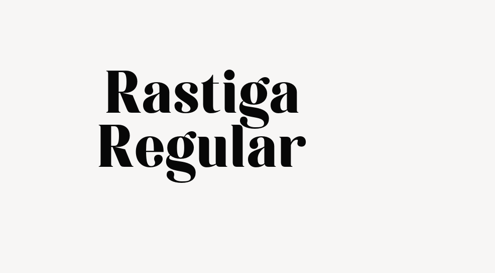 Rastiga Regular