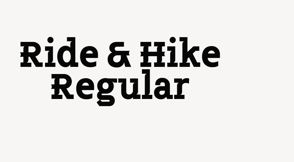 Ride & Hike Regular