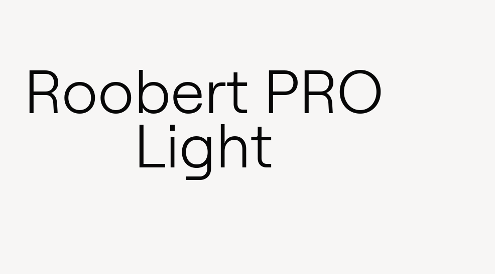 Roobert PRO Light