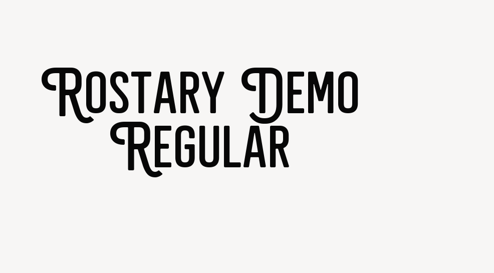 Rostary Demo Regular