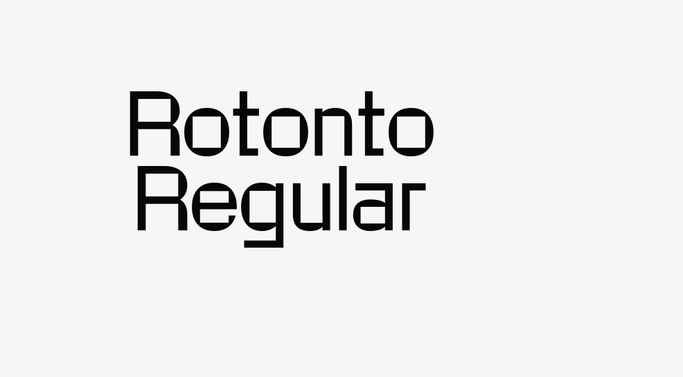 Rotonto Regular