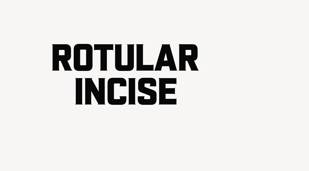 Rotular Incise