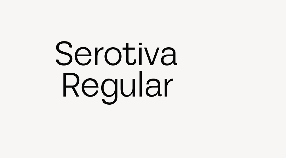 Serotiva Regular