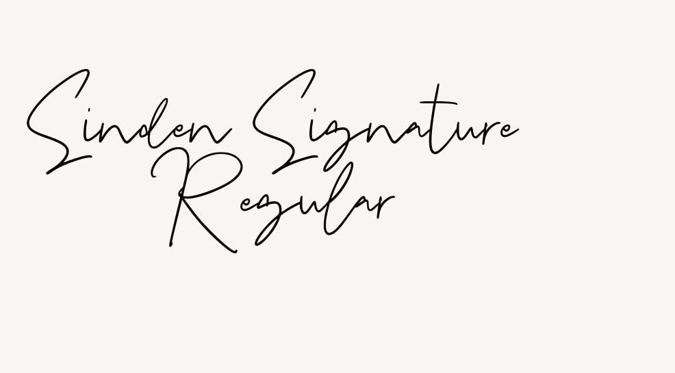 Sinden Signature Regular