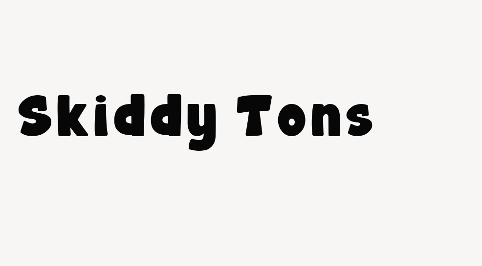 Skiddy Tons