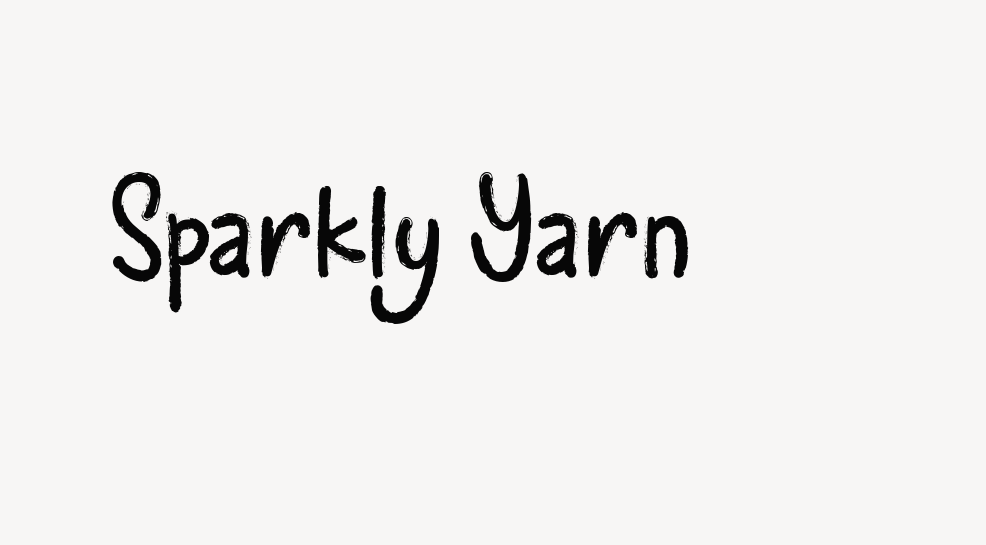 Sparkly Yarn