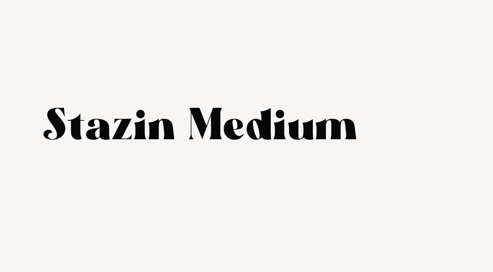 Stazin Medium