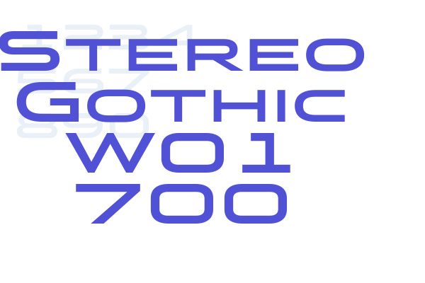 Stereo Gothic W01 700