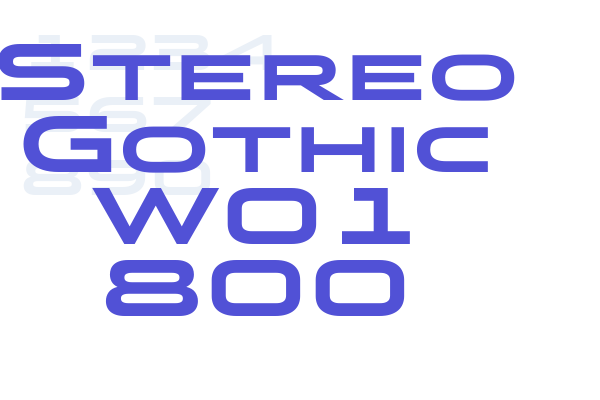 Stereo Gothic W01 800