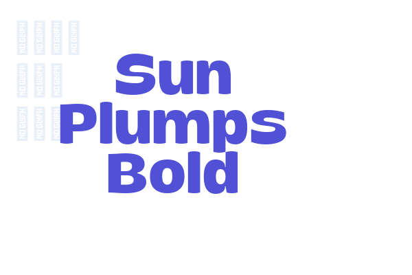 Sun Plumps Bold