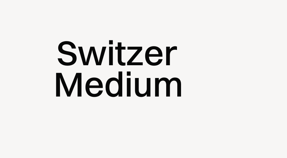 Switzer Medium