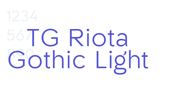 TG Riota Gothic Light