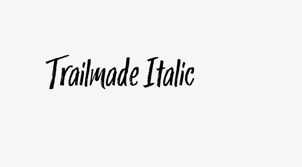 Trailmade Italic