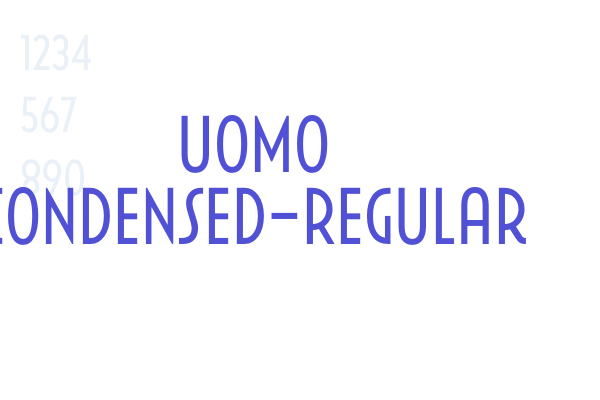 Uomo Condensed-Regular