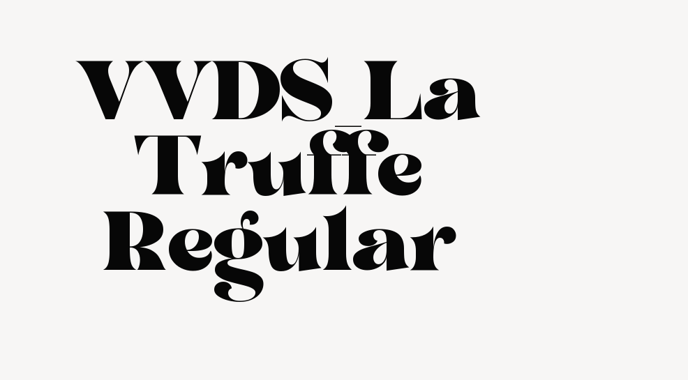 VVDS_La Truffe Regular