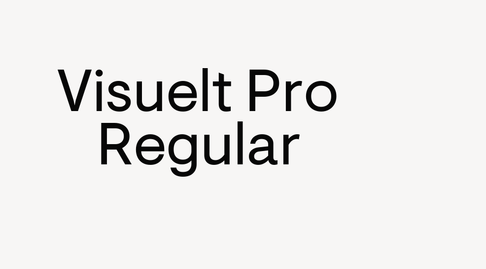 Visuelt Pro Regular