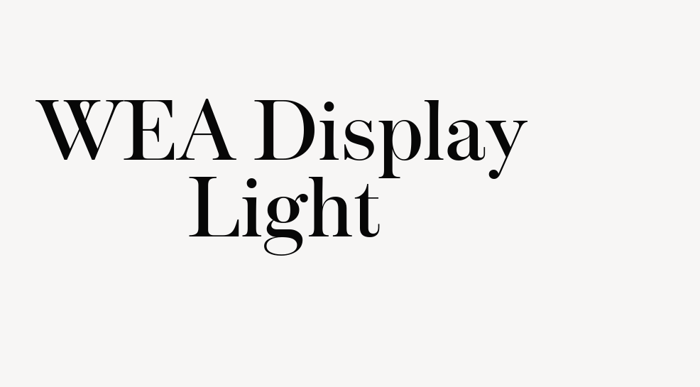 WEA Display Light