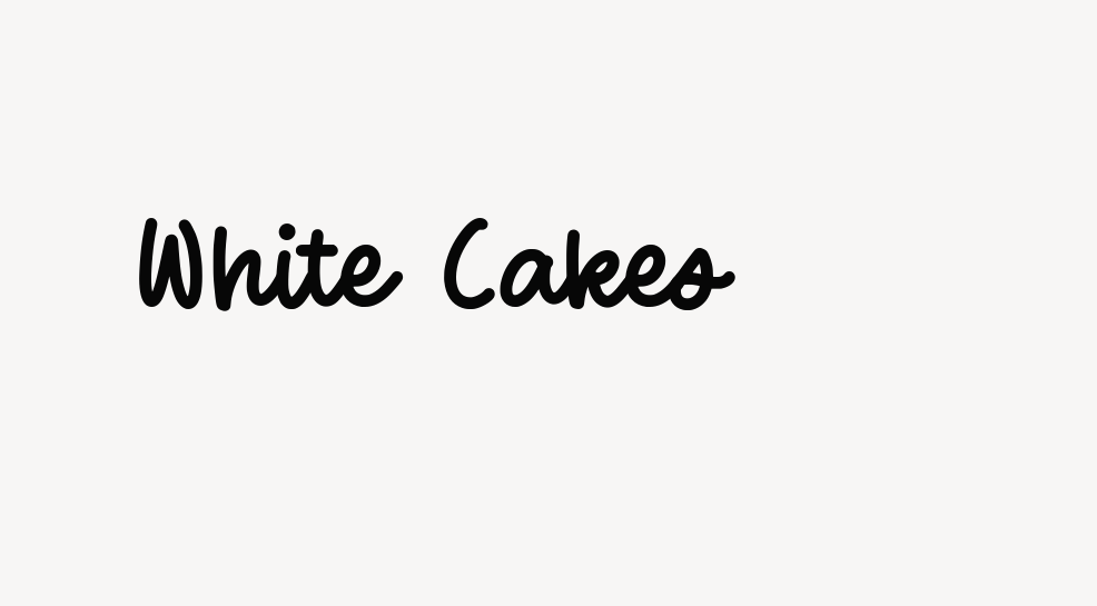 White Cakes