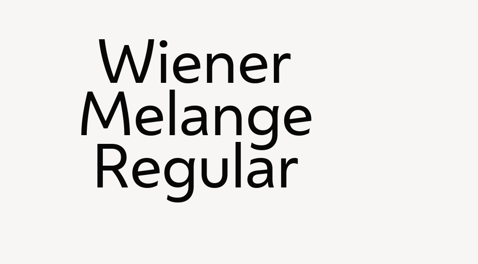 Wiener Melange Regular