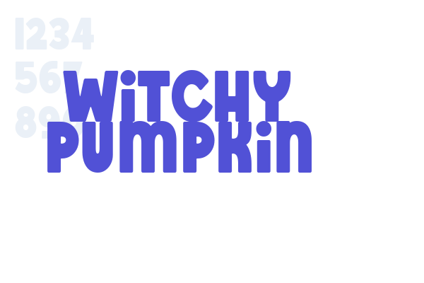 Witchy Pumpkin font