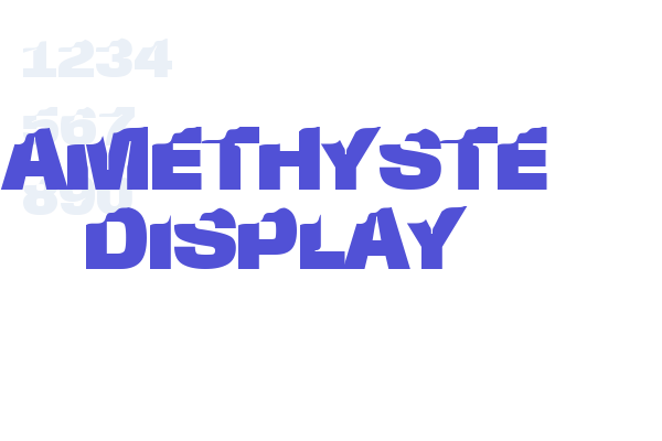 AMETHYSTE DISPLAY font download