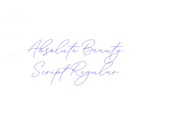 Absolute Beauty Script Regular font download