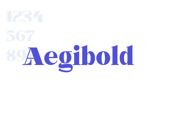 Aegibold font download