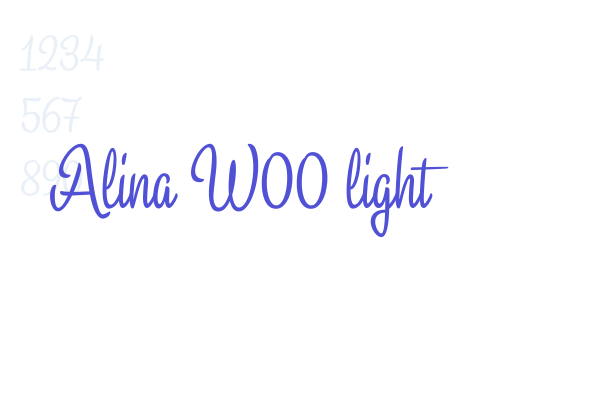 Alina W00 light font download