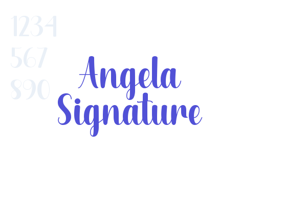 Angela Signature